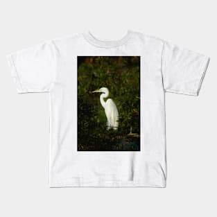 Great Egret Kids T-Shirt